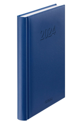 Herlitz Cheftimer / Buchkalender 2024 - DIN A5, blau