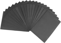 20 Blatt Moosgummi, schwarz, Schaumstoff für Bastelarbeiten, Format: 21,0 x 29,7 cm DIN A