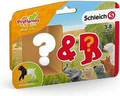 Schleich Figuren - Puzzlemals  WILD LIFE (6 St&uuml;ck, Auswahl zuf&auml;llig)