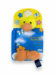 Lesezeichen Pl&uuml;schtier - Ente