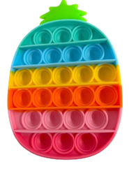 Pop It Fidget Toy - Regenbogen Ananas