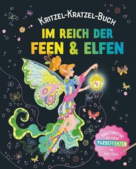 Im Reich der Feen und Elfen - Kritzel-Kratzel-Buch mit Bambus-Stick