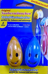 Saubermännchen - Zahnbürstenhalter (Farbe zufällig)
