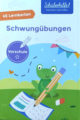 Sch&uuml;lerhilfe Vorschule: 45 Lernkarten - Schwung&uuml;bungen