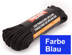 550 Paracord - 30 Meter (Nylon, blau)