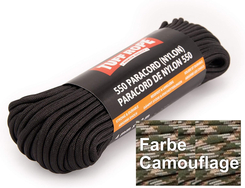 550 Paracord - 30 Meter (Nylon, camouflage)