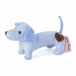 Mini Greifling - Hund hellblau (Rassel)