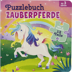 Puzzlebuch Zauberpferde - Mit 4 Puzzles ab 3 Jahren