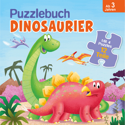 Puzzlebuch Dinosaurier - Mit 4 Puzzles ab 3 Jahren