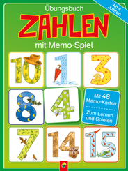 Übungsbuch Zahlen mit Memo-Spiel ab 4 Jahren