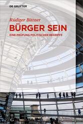 B&uuml;rger sein