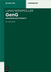 Lang/Weidm&uuml;ller Genossenschaftsgesetz