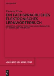 Ein fachsprachliches elektronisches Lernw&ouml;rterbuch
