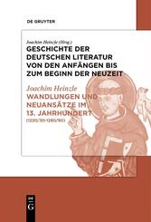Wandlungen und Neuans&auml;tze im 13. Jahrhundert