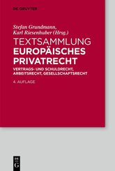 Textsammlung Europ&auml;isches Privatrecht