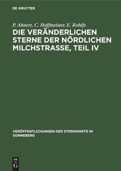 Die ver&auml;nderlichen Sterne der n&ouml;rdlichen Milchstra&szlig;e, Teil IV