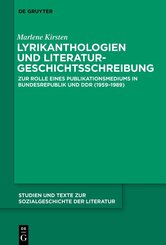Lyrikanthologien und Literaturgeschichtsschreibung
