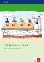 Fl&uuml;ssig lesen lernen 4. F&uuml;r das &Uuml;ben zu Hause