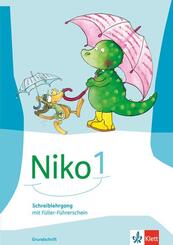 Niko 1 - Schreiblehrgang Grundschrift Verbindungen &uuml;ben Klasse 1
