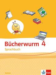 B&uuml;cherwurm Sprachbuch 4. Ausgabe f&uuml;r Sachsen