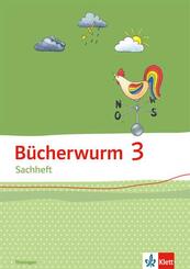 B&uuml;cherwurm Sachheft 3. Ausgabe f&uuml;r Th&uuml;ringen
