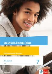 deutsch.kombi plus - 7. Klasse, Arbeitsheft mit L&ouml;sungen