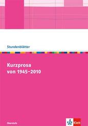Kurzprosa von 1945-2010