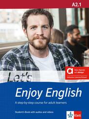 Let's Enjoy English A2.1 - Hybrid Edition allango, m. 1 Beilage