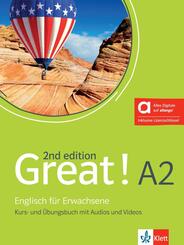 Great! A2, 2nd edition - Hybride Ausgabe allango, m. 1 Beilage