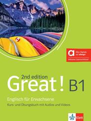 Great! B1, 2nd edition - Hybride Ausgabe allango, m. 1 Beilage
