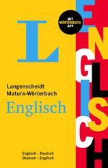 Langenscheidt Matura-W&ouml;rterbuch Englisch, m.  Buch, m.  Online-Zugang