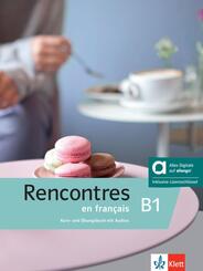 Rencontres en fran&ccedil;ais B1 - Hybride Ausgabe allango, m. 1 Beilage