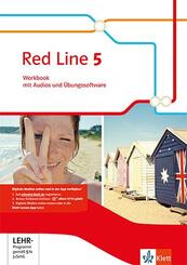 Red Line. Ausgabe ab 2014 - 9. Klasse, Workbook mit Audio-CD und CD-ROM.Bd.5