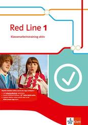 Red Line 1 - Klassenarbeitstraining aktiv mit Mediensammlung Klasse 5.Bd.1