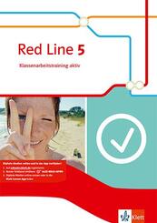 Red Line 5 - Klassenarbeitstraining aktiv mit Audios und Mediensammlung Klasse 9.Bd.5