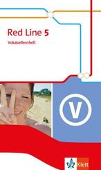 Red Line. Ausgabe ab 2014 -&nbsp;9. Klasse, Vokabellernheft.Bd.5