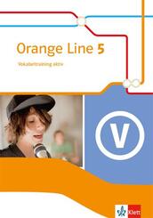 Orange Line 5 - 9. Schuljahr, Vokabeltraining aktiv mit L&ouml;sungsheft