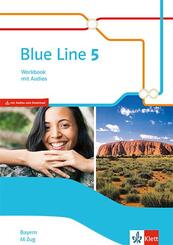 Blue Line 5 M-Zug. Ausgabe Bayern, Workbook mit Audio-CD Klasse 9.Bd.5