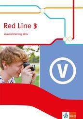 Red Line. Ausgabe ab 2014 - 7. Klasse, Vokabeltraining aktiv.Bd.3