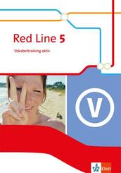 Red Line. Ausgabe ab 2014 -&nbsp;9. Klasse, Vokabeltraining aktiv.Bd.5