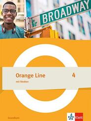 Orange Line 4 Grundkurs, m. 1 Beilage
