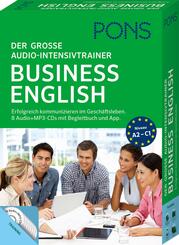 PONS Der gro&szlig;e Audio-Intensivtrainer Business English, 8 Audio+MP3-CDs mit Begleitbuch und App