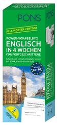 PONS Power-Vokabelbox Englisch in 4 Wochen f&uuml;r Fortgeschrittene