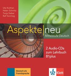 Aspekte neu Lehrbuch B1 plus,2 Audio-CDs
