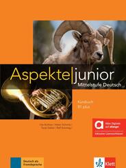 Aspekte junior B1 plus - Hybride Ausgabe allango, m. 1 Beilage