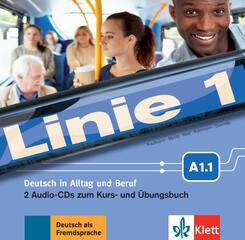 Linie 1 - 2 Audio-CDs zum Kurs- und &Uuml;bungsbuch A1.1