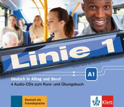 Linie 1 - 4 Audio-CDs zum Kurs- und &Uuml;bungsbuch A1