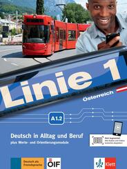Linie 1 - Kurs- und &Uuml;bungsbuch A1.2, m. DVD-ROM