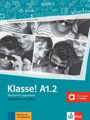 Klasse! A1.2 &Uuml;bungsbuch mit Audios online
