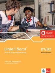 Linie 1 Beruf B1/B2 Br&uuml;ckenelement - Hybride Ausgabe allango, m. 1 Beilage
